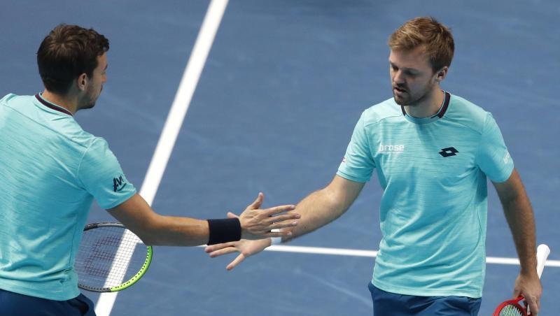 Haben das Halbfinale bei den ATP Finals verpasst: Kevin Krawietz (r) und Andreas Mies.