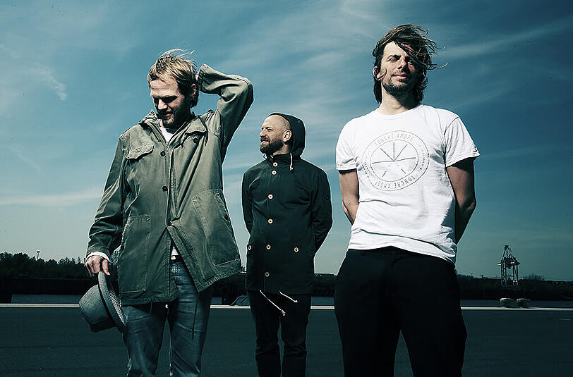 Peter Brugger (links), Florian Weber und Rüdiger Linhof sind die Sportfreunde Stiller.