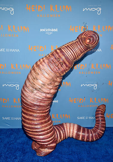 Heidi Klum war 2022 ein Riesenwurm, der...