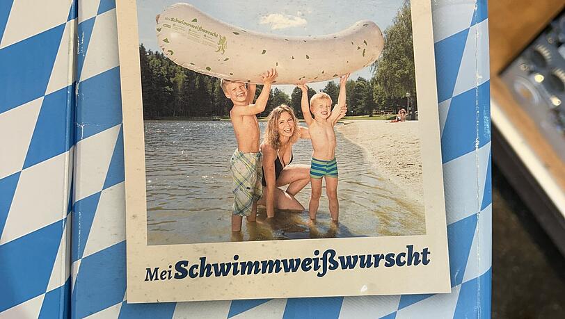 Eine aufblasbare Weißwurst – für den Erholungsurlaub danach?
