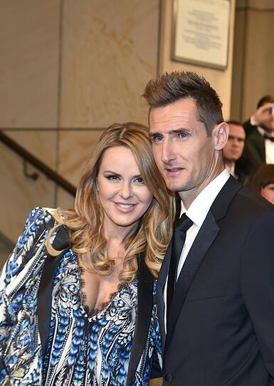 Miroslav Klose mit Ehefrau Sylwia