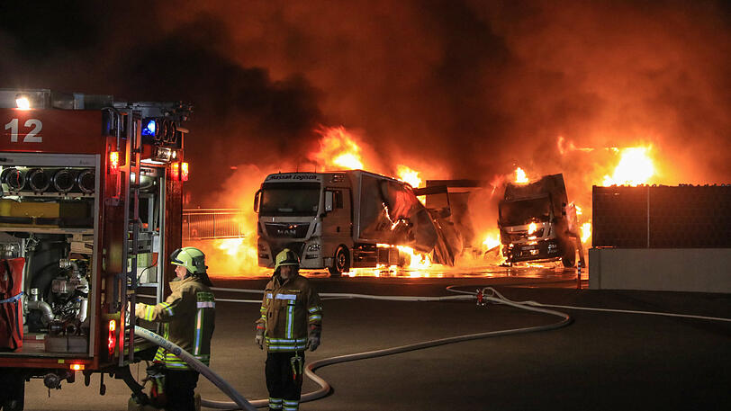 Die Feuerwehr konnte die Flammen löschen...