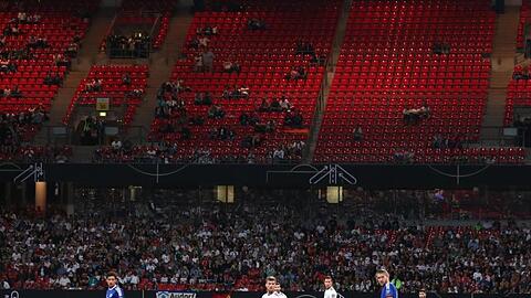 Mittlerweile keine Seltenheit: Leere Ränge bei Spielen der DFB-Elf.