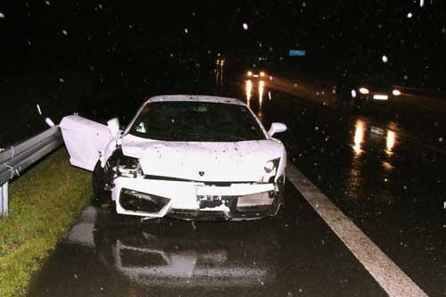 Unfall: So sah Schaller Lamborghini nach dem Crash aus
