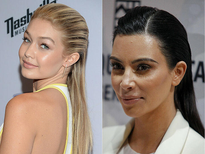 Gigi Hadid und Kim Kardashian machen es vor: Sie trugen bereits auf dem roten Teppich "Wet Hair"