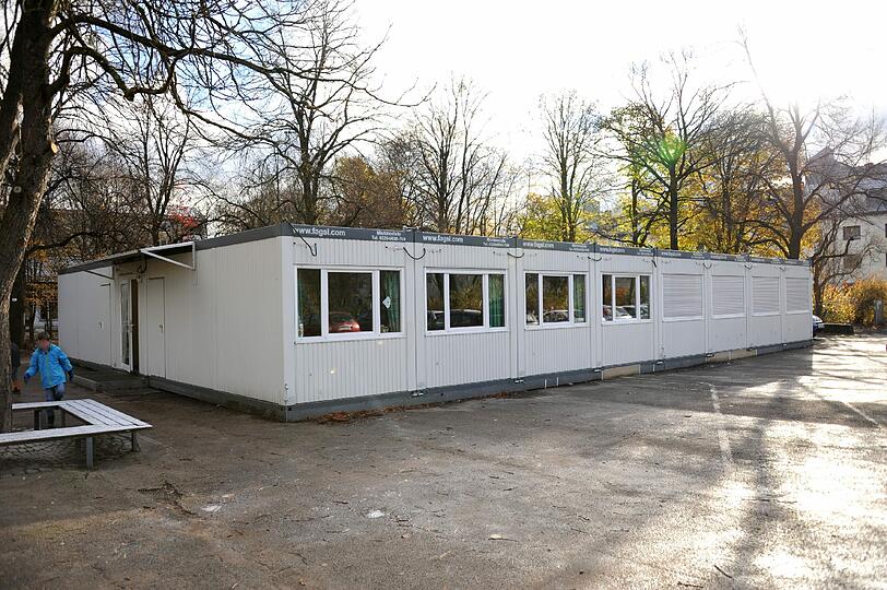 Bernhard möchte, dass solche Container auch für die Schüler in Neuaubing aufgestellt werden.