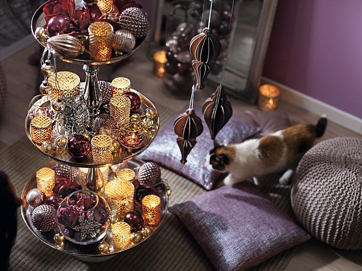 Gold und Silber sind an Weihnachten im Trend.