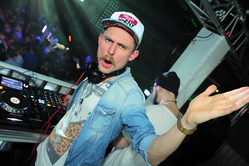 In der Clubszene der berühmteste Bartträger der Stadt: Elektro-DJ Simon Gerber.