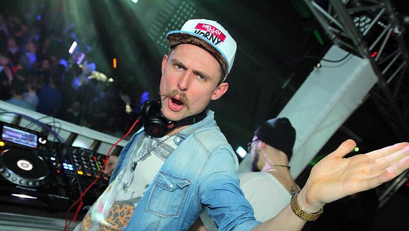 In der Clubszene der berühmteste Bartträger der Stadt: Elektro-DJ Simon Gerber.