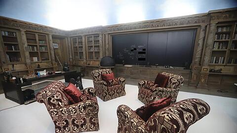 Ein Innenraum der Epstein-Villa.