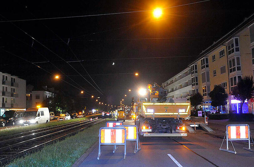 Die Arbeiten sorgten für ein beträchtliches Verkehrschaos.