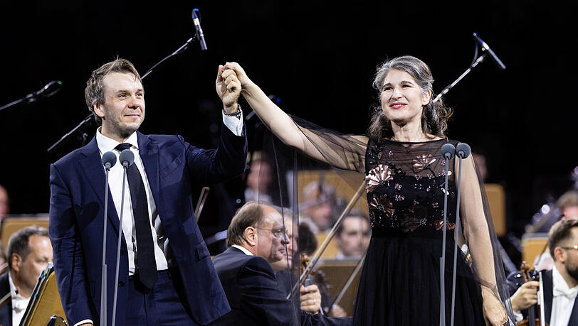 Nicole Car und Benjamin Bernheim.