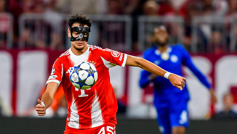 Musste seine Maske ein letztes Mal gegen Chelsea tragen: Aleksandar Pavlovic. Musste seine Maske ein letztes Mal gegen Chelsea tragen: Aleksandar Pavlovic.