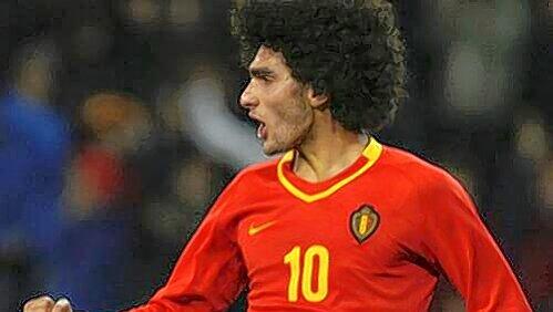 Spielte Paul Breitner etwa mal für Belgien? Nein, das ist der aktuelle Nationalspieler Marouane Fellaini (22). Spielte Paul Breitner etwa mal für Belgien? Nein, das ist der aktuelle Nationalspieler Marouane Fellaini (22).