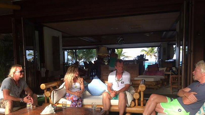 Die Geissens zu Besuch bei Richard Branson Die Geissens zu Besuch bei Richard Branson