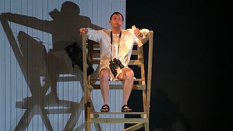 Peter Blum spielt in &bdquo;Unterwerfung&ldquo; den menschenfeindlichen Literaturprofessor.