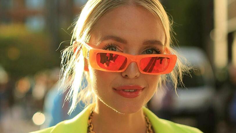 Leonie Hanne auf der London Fashion Week 2019. Leonie Hanne auf der London Fashion Week 2019.