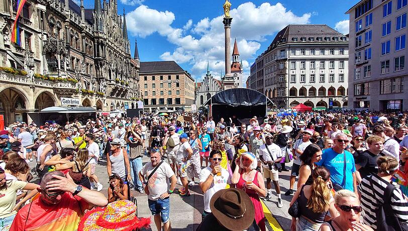 Der CSD in M&uuml;nchen im vergangenen Jahr. Auch heuer werden zahlreiche Besucher und Teilnehmer erwartet.