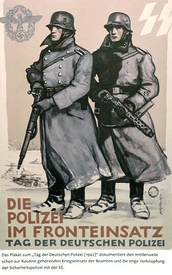&bdquo;Die Münchner Polizei und der Nationalsozialismus&ldquo;: Bilder der Ausstellung im Polizeipräsidium München.