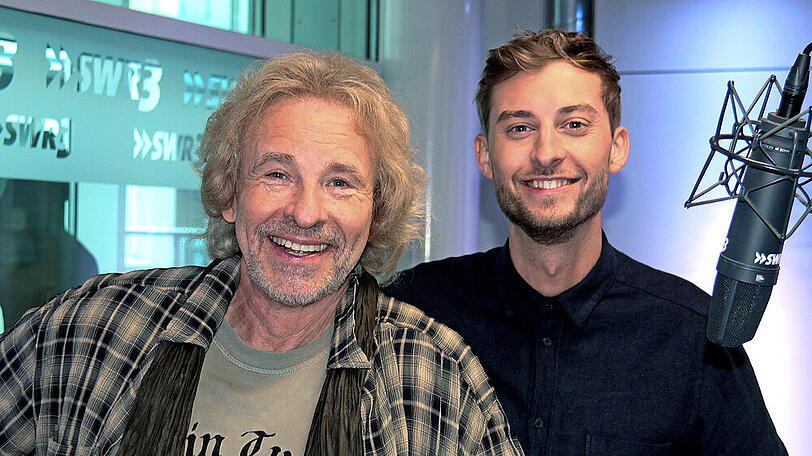 Ab 13. Januar moderiert Thomas Gottschalk (l.) zusammen mit Constantin Zöller jeden Montag ab 13 Uhr bei SWR3