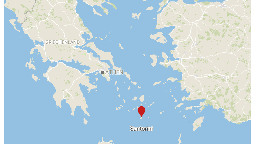 Die Insel Santorini ist sehr beliebt bei Urlaubern. Im August 2024 wurde ein Rekord von mehr als 15.500 Kreuzfahrt-Passagieren binnen eines Tages verzeichnet.