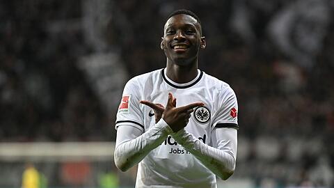 Die Bundesliga-Profis wählten Randal Kolo Muani zum besten Feldspieler.