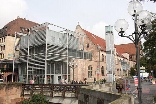 Kulturelles Zentrum in Nürnberg: Das Künstlerhaus - vor 100 Jahren eingeweiht, seit 2008 Teil des KunstKulturQuartiers.