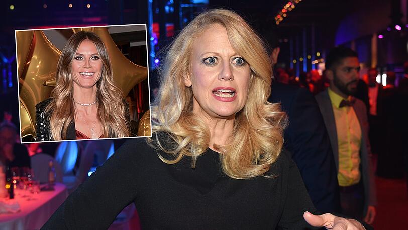 Barbara Schöneberger kann sich einen Seitenhieb gegen Heidi Klum nicht verkneifen. Barbara Schöneberger kann sich einen Seitenhieb gegen Heidi Klum nicht verkneifen.