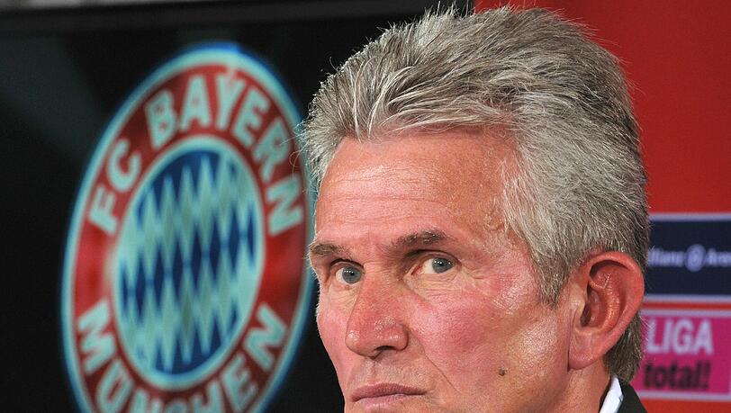Trainer Jupp Heynckes. Trainer Jupp Heynckes.