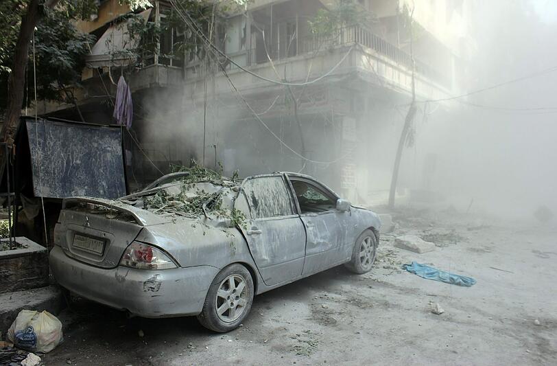 Aleppo erlebte in den vergangenen Tagen die heftigsten Angriffe seit Beginn des Bürgerkriegs 2011. Foto: Stringer