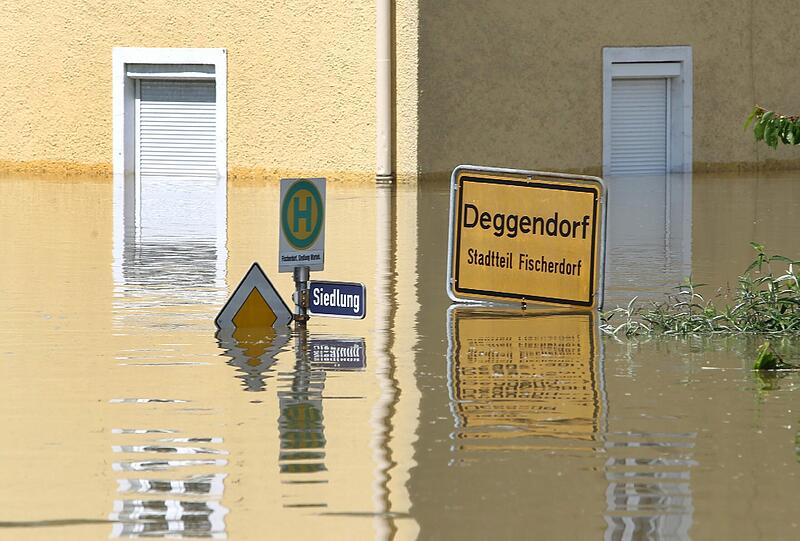 Aktuelle Fotos vom Hochwasser in Deggendorf: Fotos von der Flut.