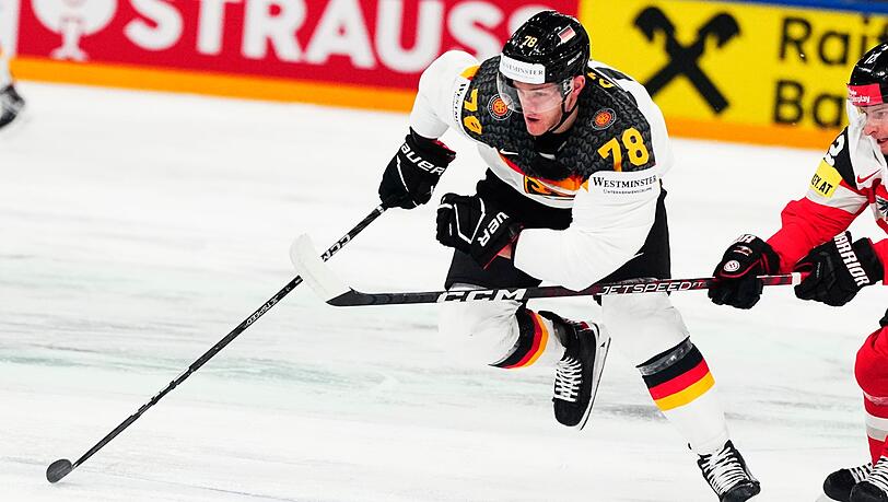 Nico Sturm spielt in de NHL für die San Jose Sharks.