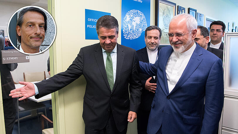 Außenminister Gabriel trifft am Rande seines zweitägigen Besuchs der Generalversammlung der Vereinten Nationen den iranischen Außenminister Mohammad Javad Zarif.