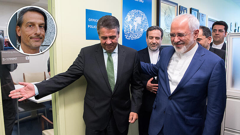Außenminister Gabriel trifft am Rande seines zweitägigen Besuchs der Generalversammlung der Vereinten Nationen den iranischen Außenminister Mohammad Javad Zarif. Außenminister Gabriel trifft am Rande seines zweitägigen Besuchs der Generalversammlung der Vereinten Nationen den iranischen Außenminister Mohammad Javad Zarif.