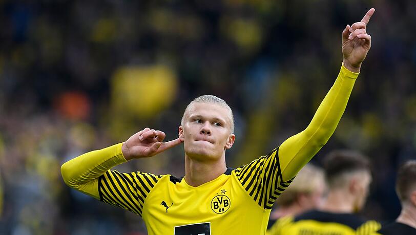 Wird im Sommer zu Manchester City wechseln: Dortmunds Stürmer Erling Haaland.