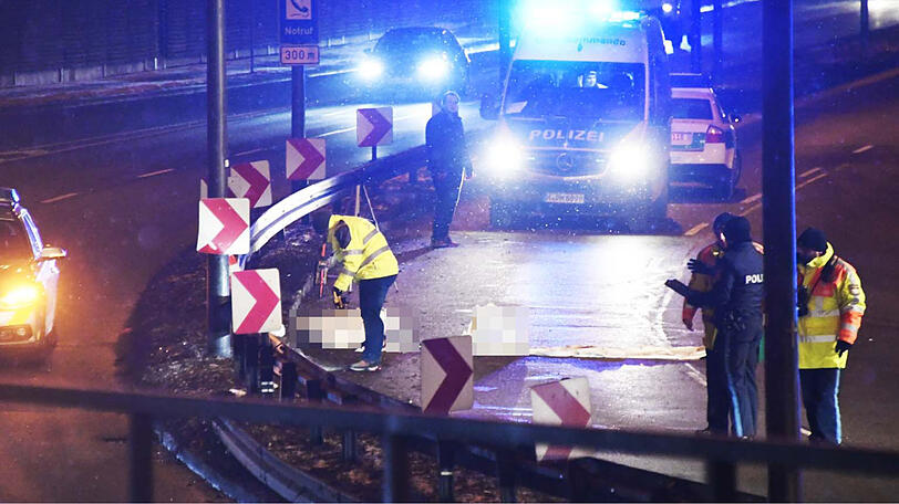 Die Bilder vom Unfallort auf dem Isarring.