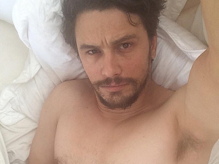 Eigentlich privat: James Franco im Bett