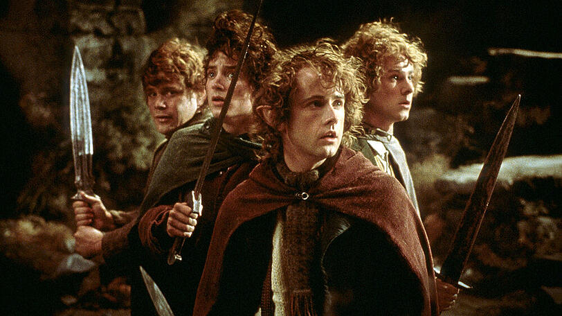 Eine Filmszene aus "Der Herr der Ringe: Die Gefährten"