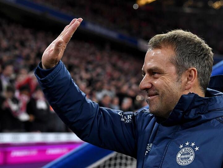 Coach Hansi Flick steht mit dem FC Bayern München im Achtelfinale der Champions League.