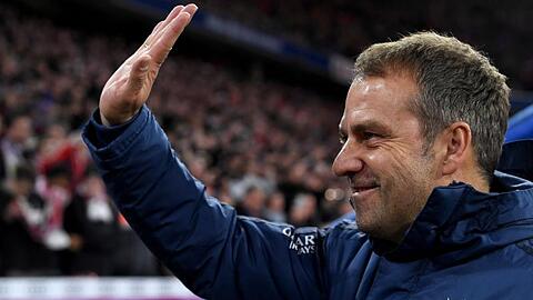 Coach Hansi Flick steht mit dem FC Bayern München im Achtelfinale der Champions League.