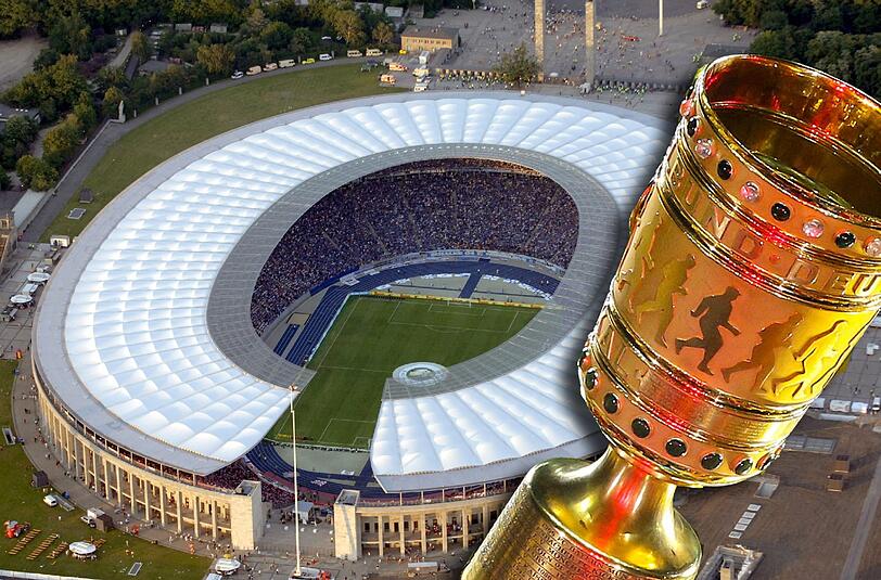 Im Olympiastadion in Berlin steigt das Finale im DFB-Pokal.