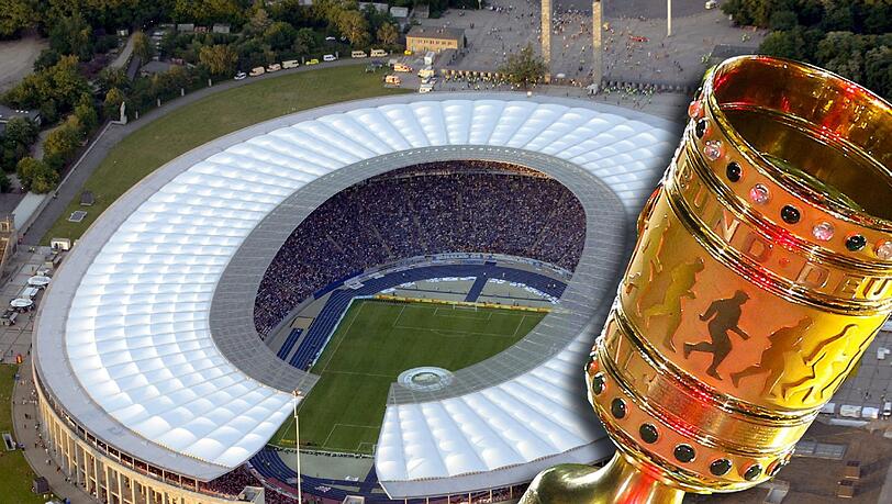 Im Olympiastadion in Berlin steigt das Finale im DFB-Pokal. Im Olympiastadion in Berlin steigt das Finale im DFB-Pokal.