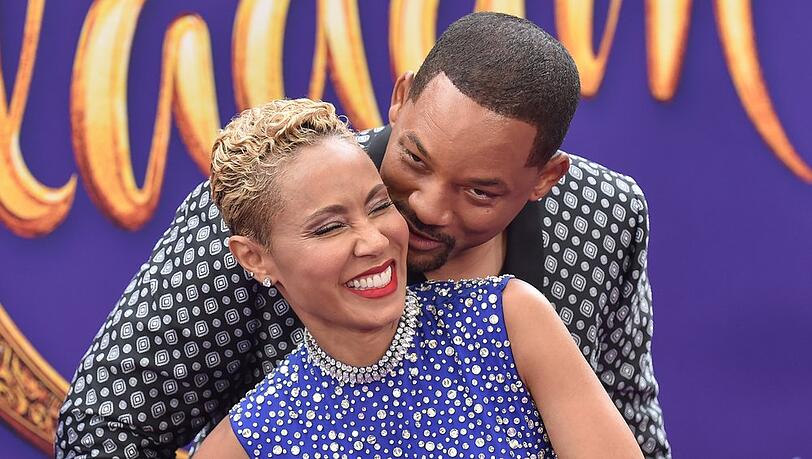 Da waren sie schon längst getrennt: 2019 gaben sich Will Smith und Jada Pinkett Smith bei der "Aladdin"-Weltpremiere in Hollywood trotzdem ganz vertraut.