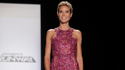 Heidi Klum beim "Project Runway"-Finale auf der Mercedes-Benz Modewoche Anfang September in New York