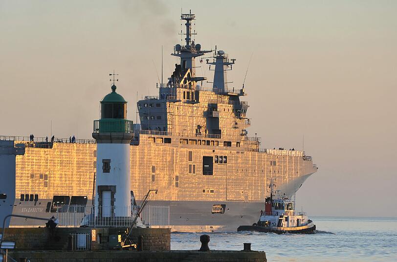 Das russische Kriegsschiff "Vladivostok"