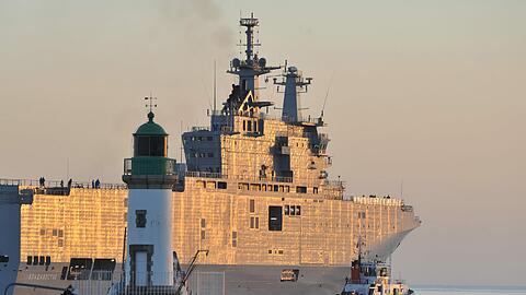 Das russische Kriegsschiff "Vladivostok"