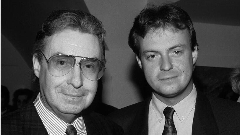 Show-Legende Peter Alexander und sein Sohn Michael im Dezember 2002.