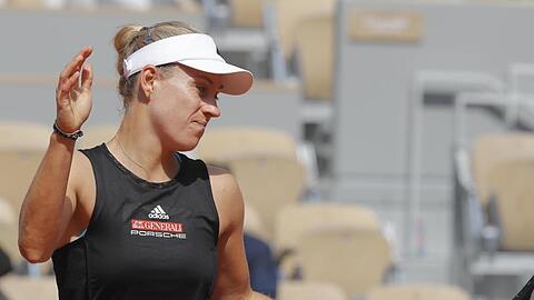 Für Angelique Kerber sind die French Open bereits beendet.
