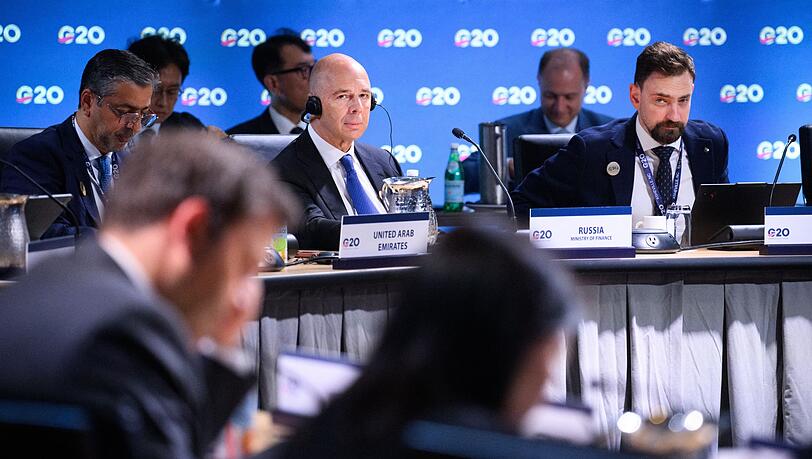 In der Runde der G20-Finanzminister sitzt erstmals wieder ein russischer Minister.