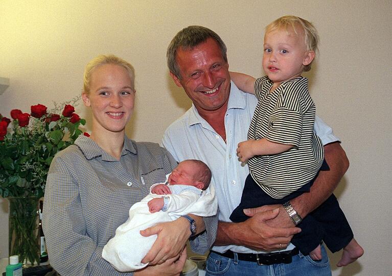 Familienzuwachs: 1999 kommt der zweite Sohn zur Welt. Er heißt Tamino Gabriel.